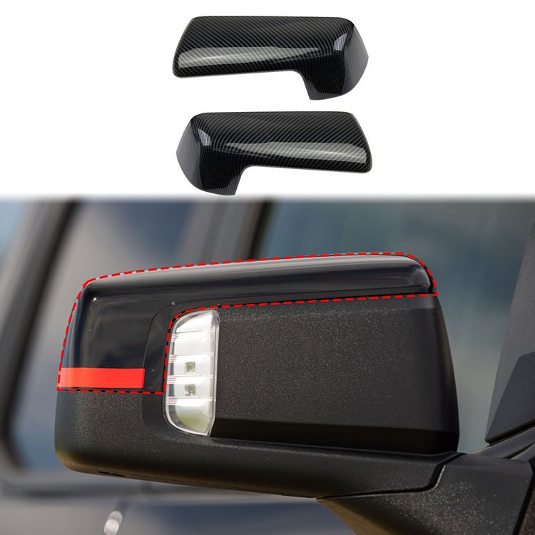 For 2022 Chevrolet silverado 2019 2020 2021 Car Exterior Decoration Carbon Fiber Kit Exterior Cover Trims Stickers