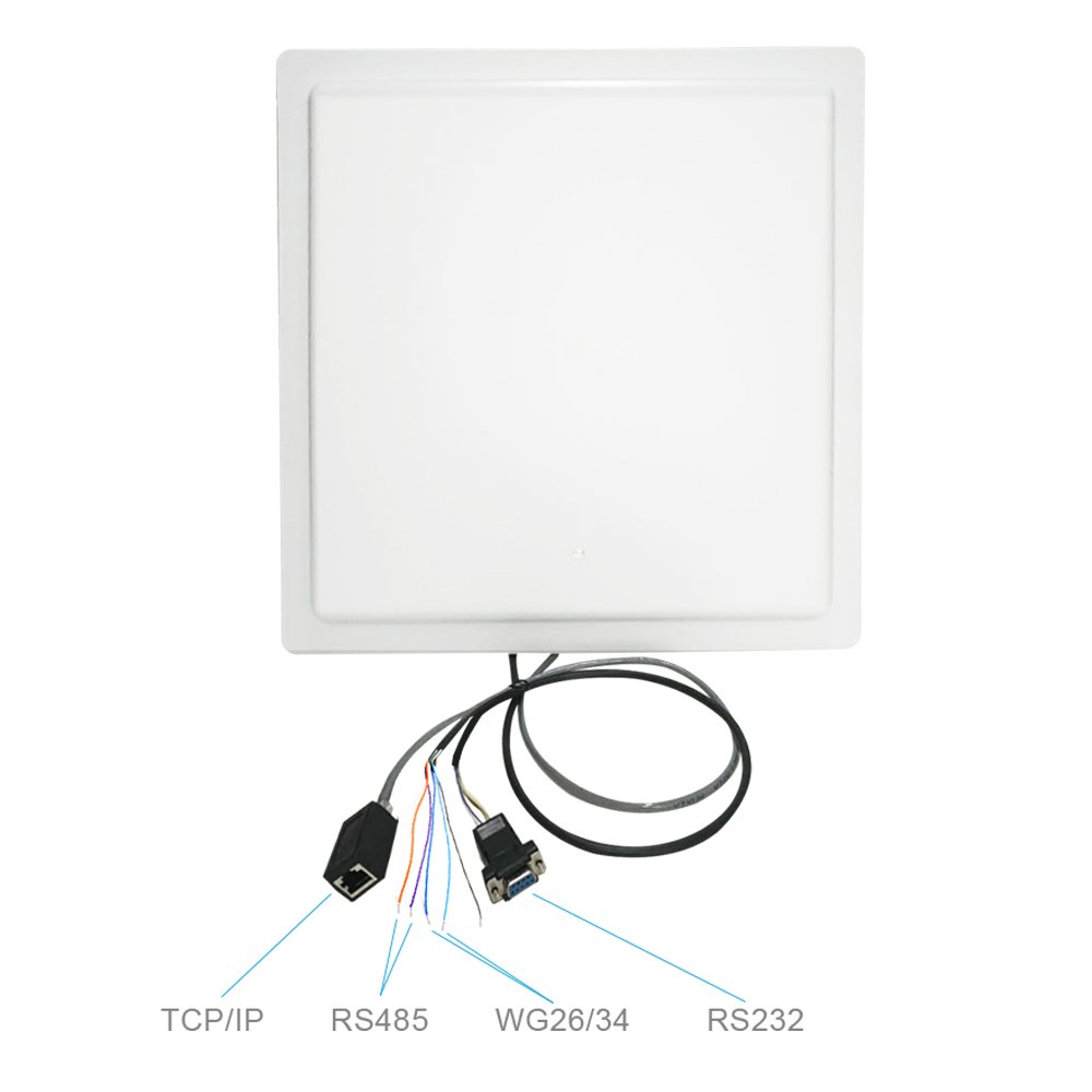 Wireless Uhf Rfid Reader 15m Rfid Reader 12dbi Antenna Long Range Read Distance Passive Car Parking RFID UHF Reader