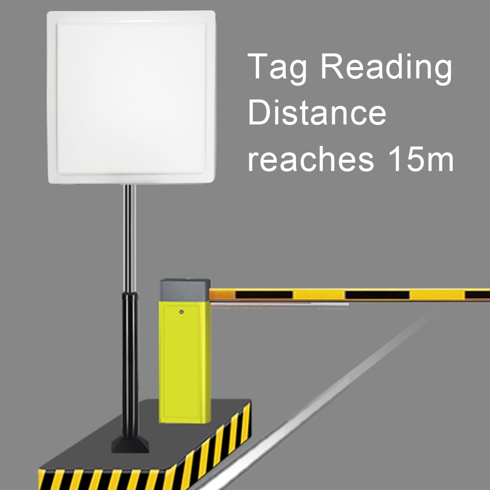Wireless Uhf Rfid Reader 15m Rfid Reader 12dbi Antenna Long Range Read Distance Passive Car Parking RFID UHF Reader