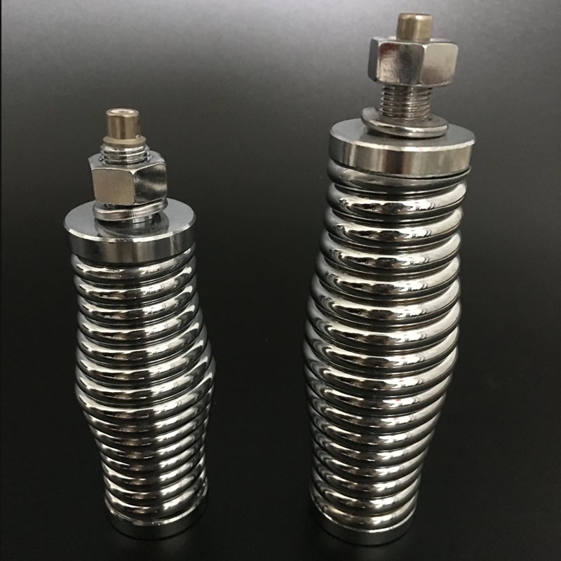Silvery Steel Spring Base for Safety Whip Mount Base, Quick Release Mount for ATV LED Whip Mount