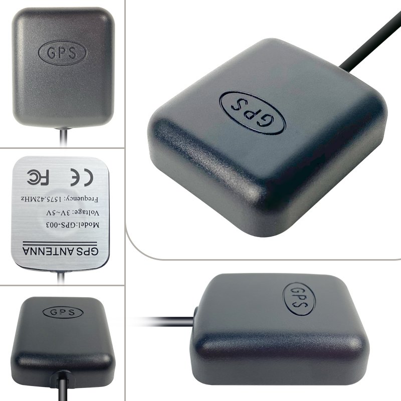 External RG174 3Metres Cable 28dBi GPS GNSS BDS Antenna Magnetic Mounting GT5 Connector Active GPS Antenna Car
