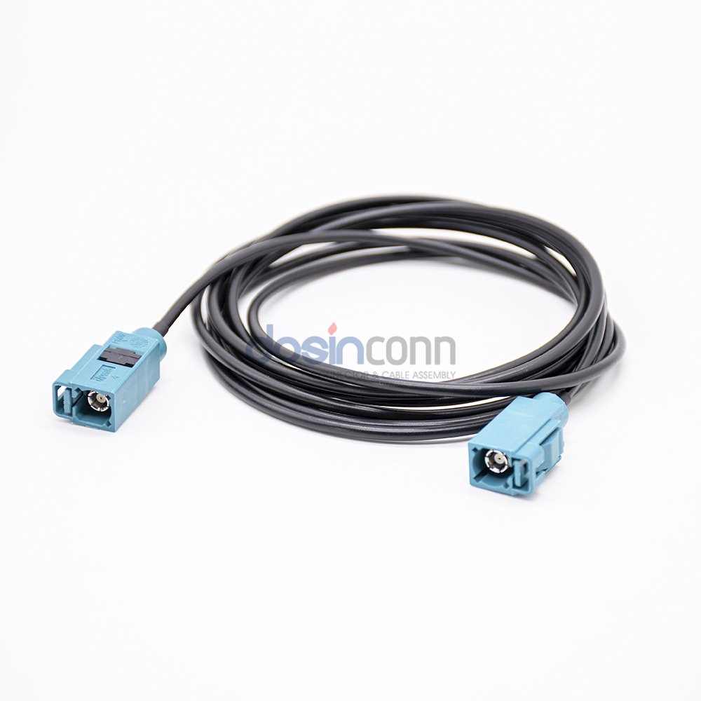 Fakra Z Female to Fakra Z Female Antenna Extension Cable RG174 for Car Stereo GPS Navigation