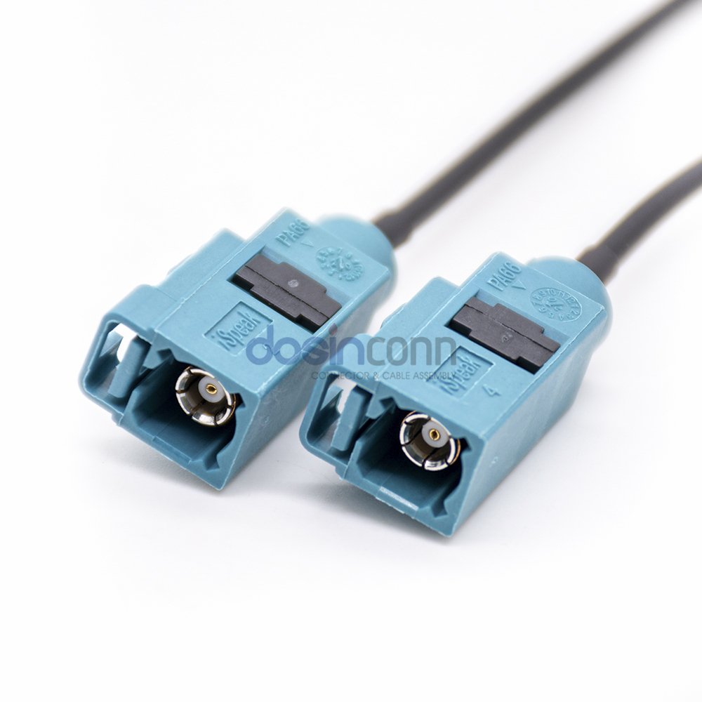 Fakra Z Female to Fakra Z Female Antenna Extension Cable RG174 for Car Stereo GPS Navigation