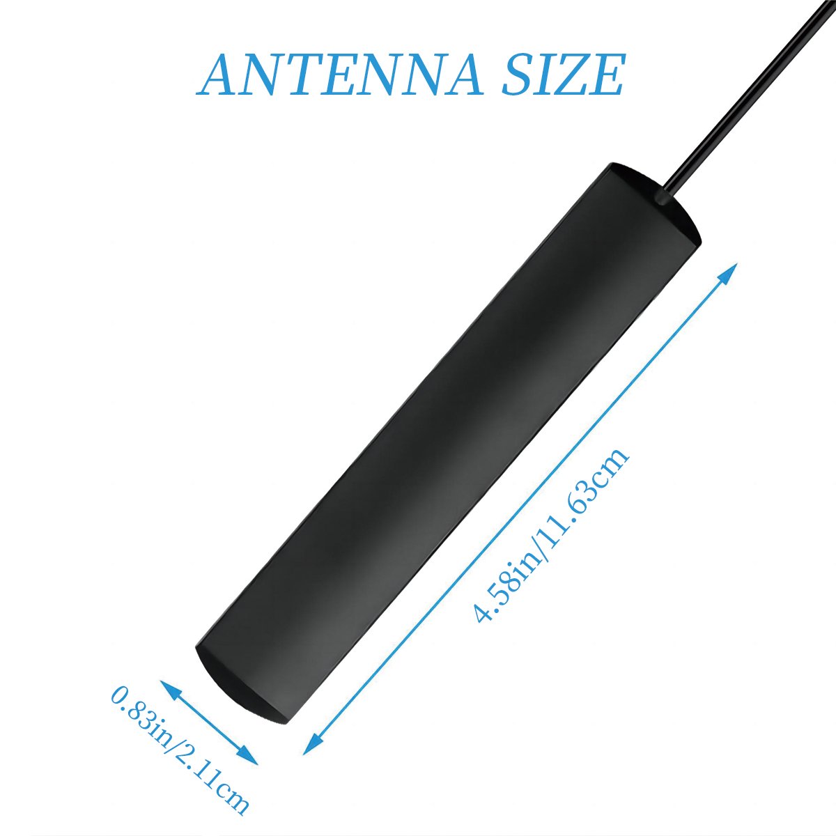 External Internal adhesive Universal Car FM Radio Antenna Patch Black Radio antenna 5dbi car antenna Amplifier