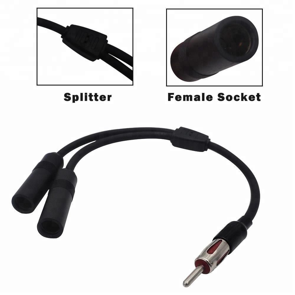 FM AM Car Antenna Adapter Cord Splitter for Car Radio Wholesale