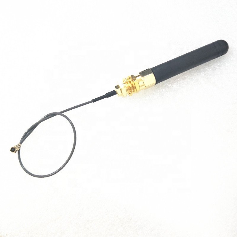 Stock SIM800L Glue Stick Antenna with interface to IPX cable for GPRS TCP IP module