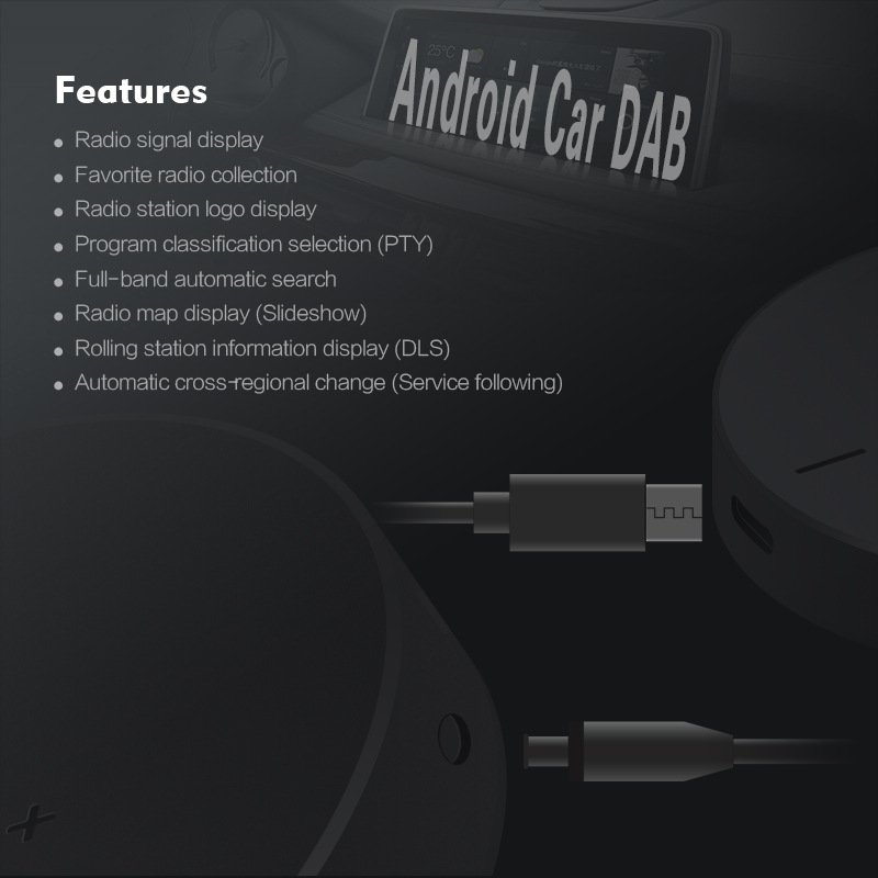 Wholesale DAB+ Box DB02 Digital Radio Antenna Module for the Car Model with Android Car Radio DAB Car Receiver Box Autoradio