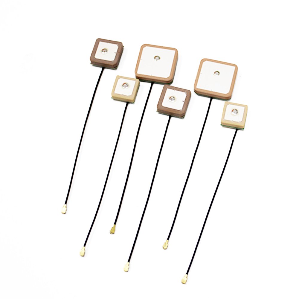 Active GPS Patch Antenna with 1.13 Cable and SMA Connector Internal 25*25*4MM Ceramic 1575.42mhz gps gnss Antennas