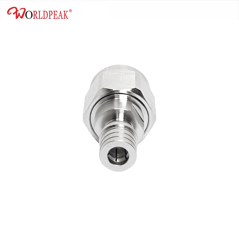 Low PIM Adapters RF Coaxial Connector QMA Male Plug to N Male Plug Brass Tri- Metal Connector Adaptor Converter