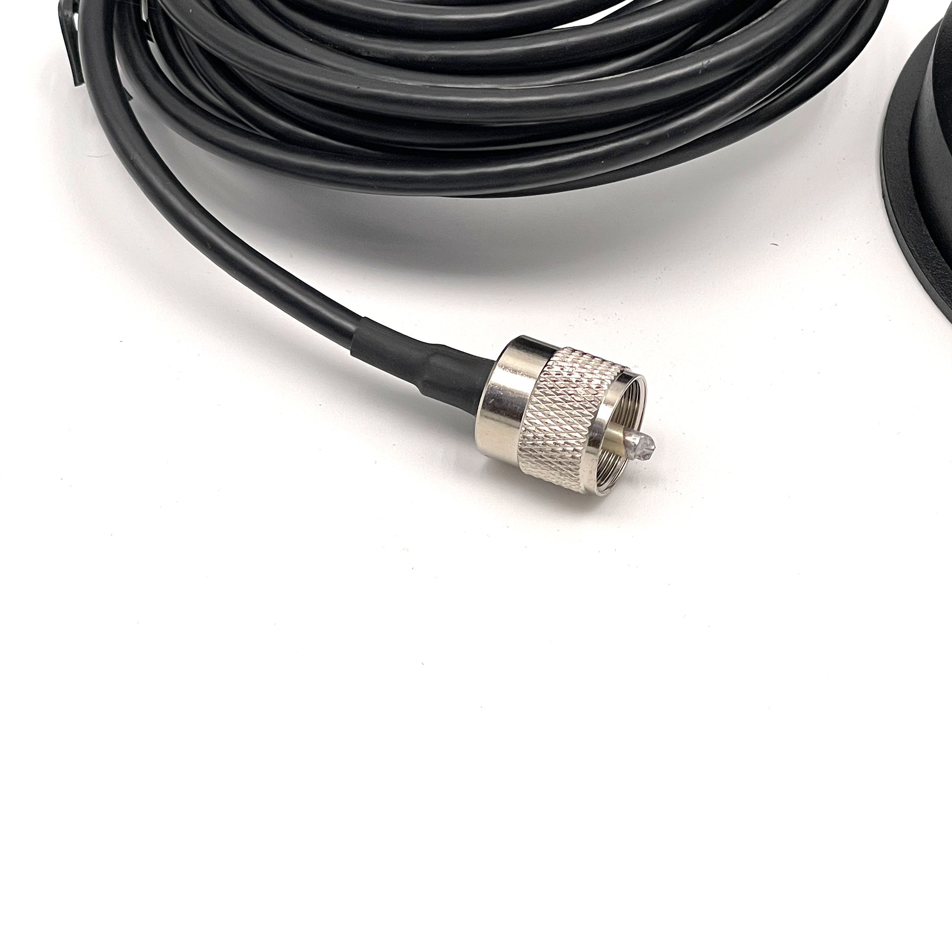 Strong Magnet 116mm Diameter Magnet Communication Antenna Mount With 5M RG58 Cable For Mobile Radio PL259 Magnetic Antenna Base