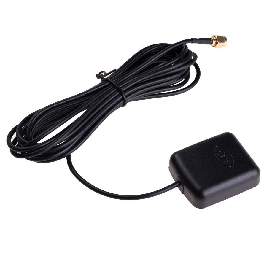 Vehicle Car GPS Active Antenna SMA Plug Extension External GPS Active Antenna 28dB Gain