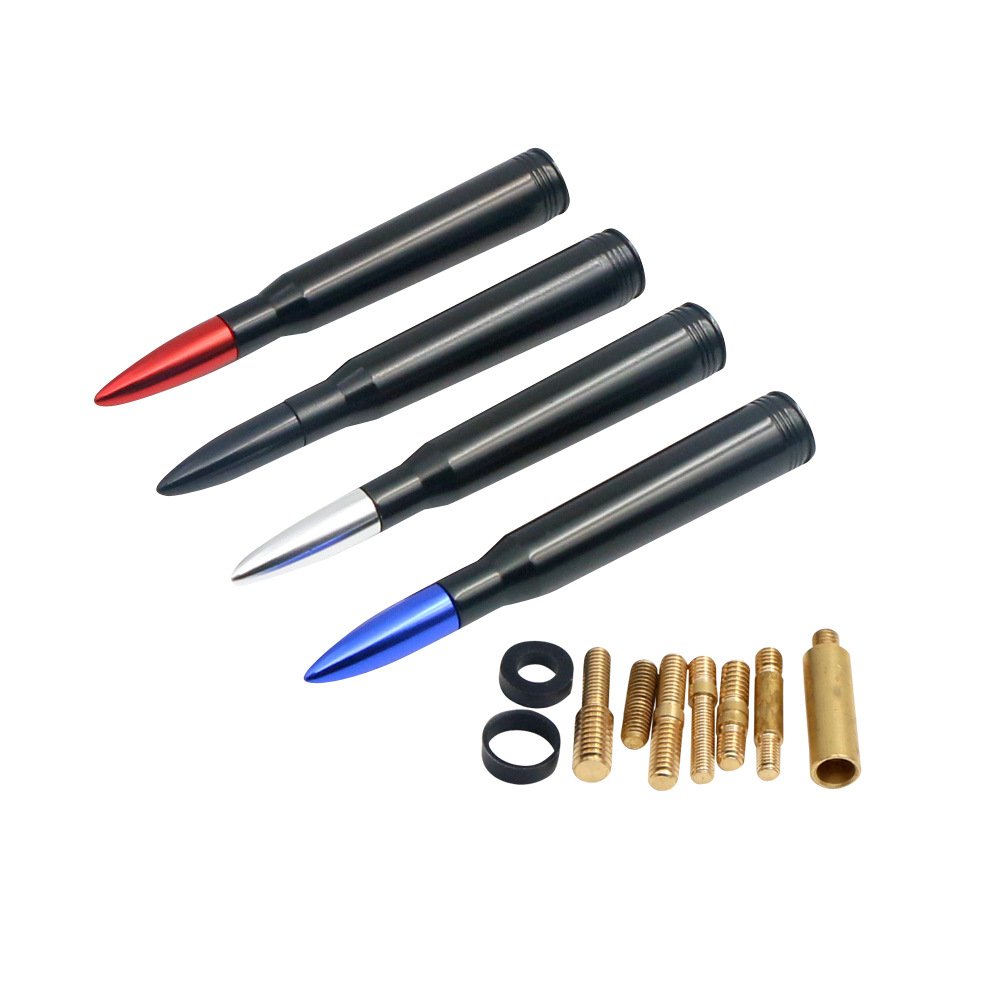 FM AM Auto Exterior Decoration Bullet Long Range Car Roof Replacement Radio signal Antenna for General Refit Car Automotive