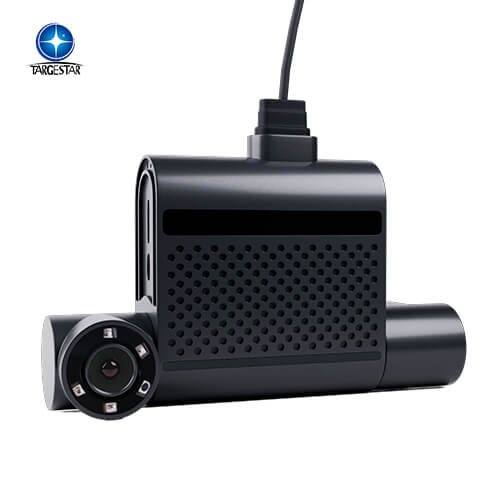 Targestar Mini Dash Cam 4G Real Time Tracking 2 CH Wide Angel Len Driving Video Recorder Dashcam for Car Truck Commercial Fleet