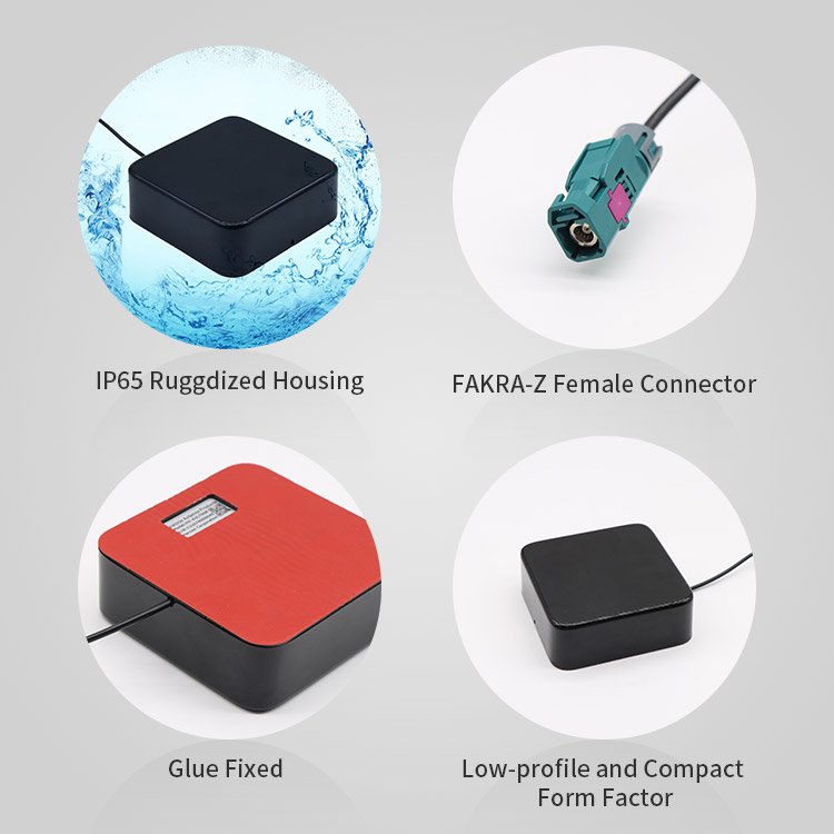 Harxon Manufacture BDS GPS Galileo GLONASS Vehicle Antenna IP67 Ruggedized GNSS Antenna