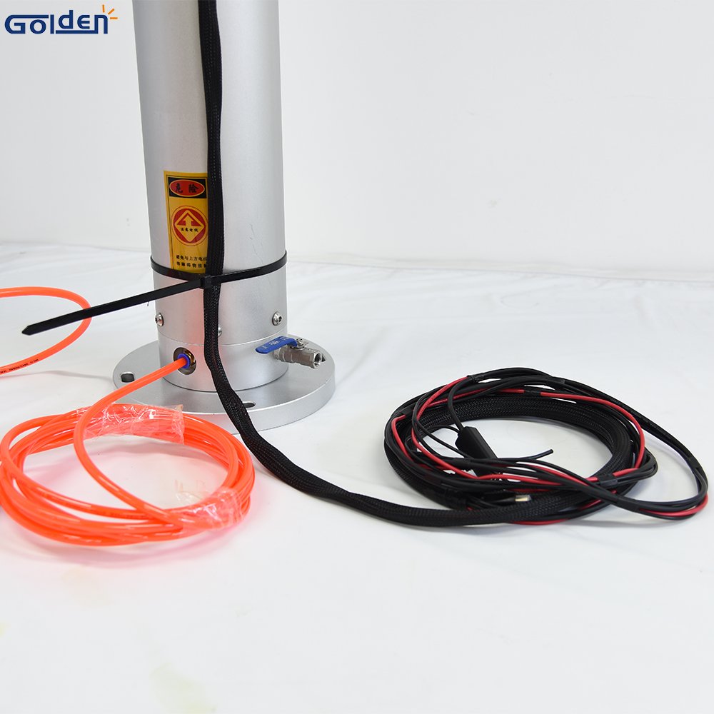 Customized 3-20M Mobile Portable 6 Section Retractable Telescoping Pole Heavy Duty Telescopic Mast