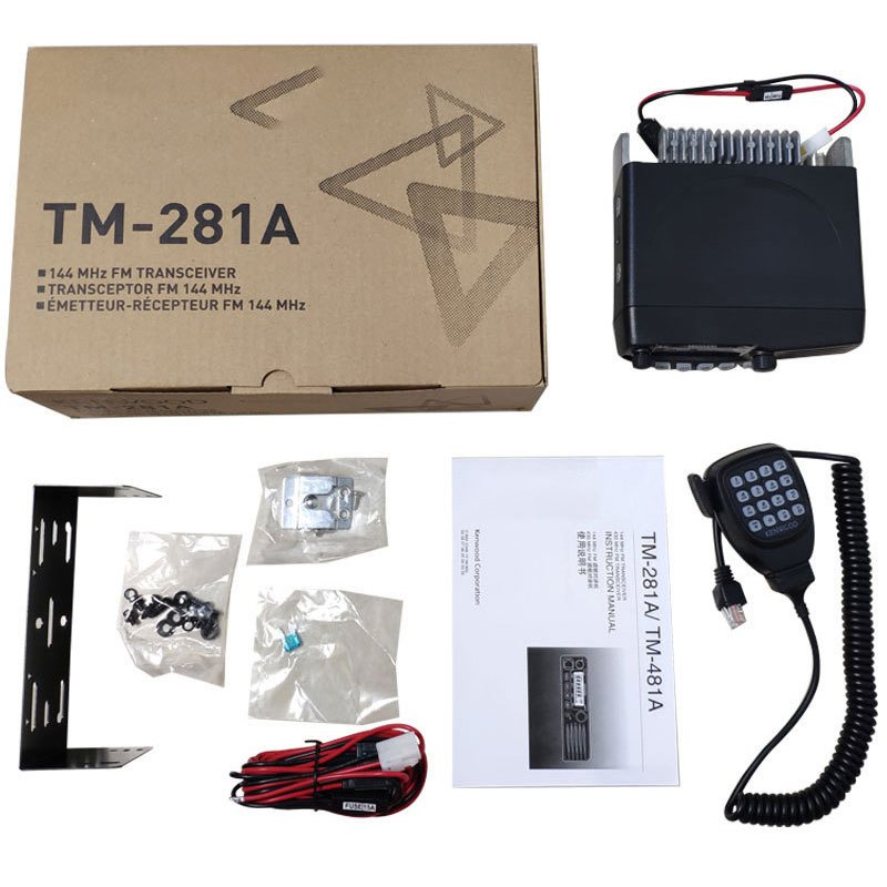 For Kenwood Transceiver Walkie Talkie Mobile Car Cb Radio Walkie Talkie 50W Intercom Tm 481 281 Tm481 Tm281radio Station