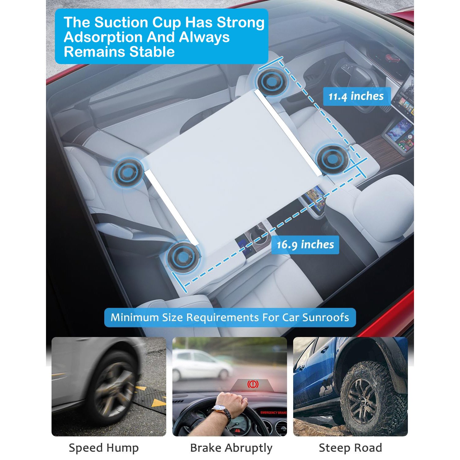 Starlink Mini Mount Portable Sunroof Suction Cup Starlink Mini Car Mount RV Vehicle Boat Window Starlink Mount