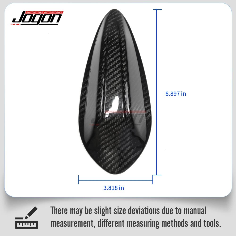 Car Roof Shark Fin Antenna Signal Aerials Sticker Cover Carbon Fiber Trim for BMW 3 Series I3 4 Series I4 X5 X6 2023 2024 2025