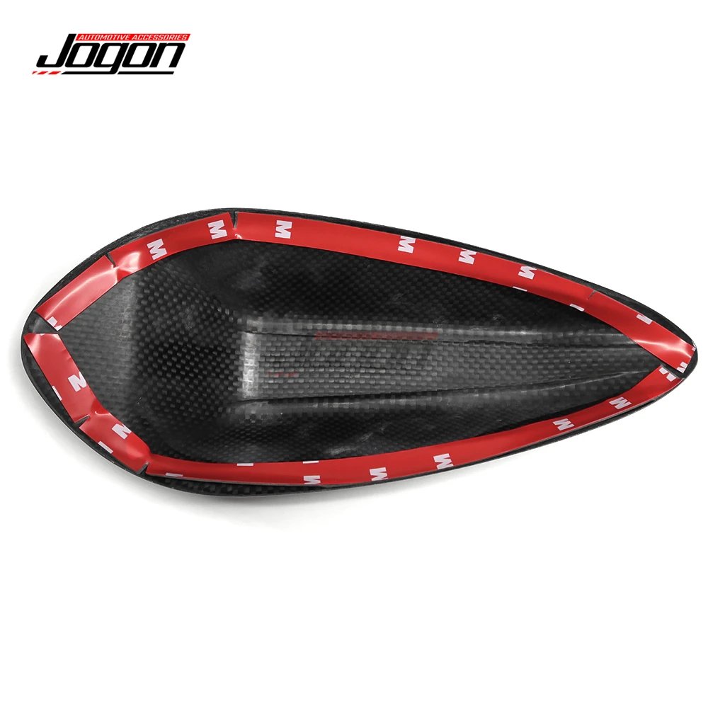 Car Roof Shark Fin Antenna Signal Aerials Sticker Cover Carbon Fiber Trim for BMW 3 Series I3 4 Series I4 X5 X6 2023 2024 2025