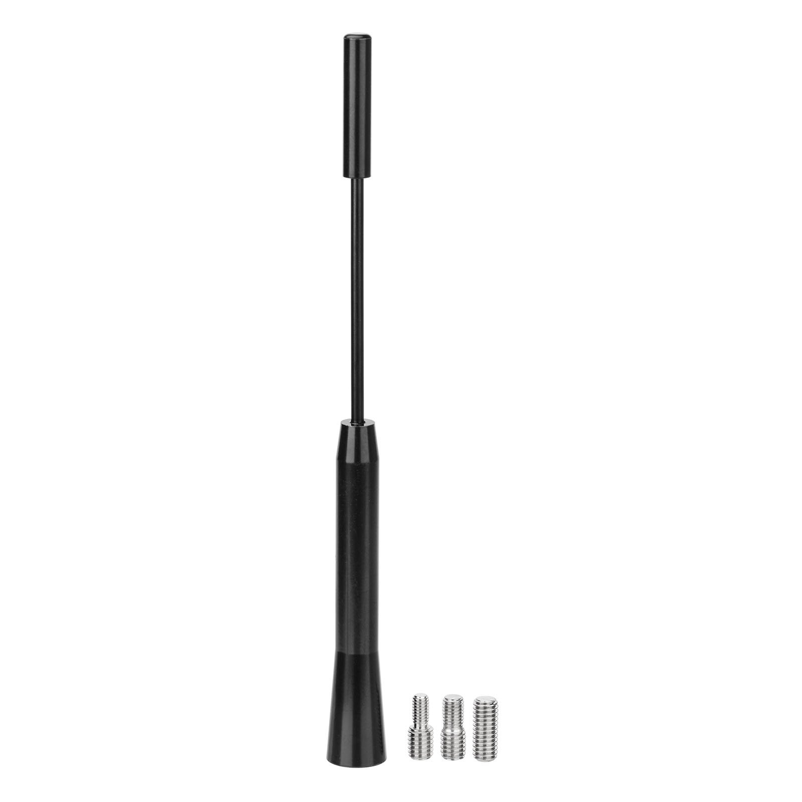 Superbat 75Ω Car FM Antenna Roof Radio Antenna AM FM Antenna Black 170MM
