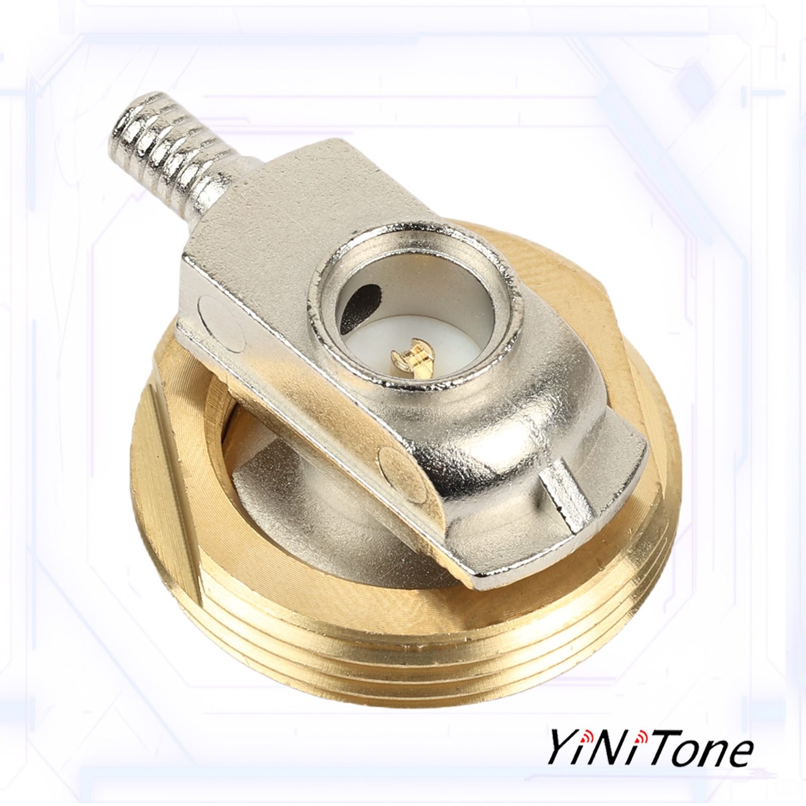 NMO Connector 3/4 Inch Hole Crimp Kit Alloyed Solder Repairment for Mount RG58 Coaxial Cable Vehicle Antenna