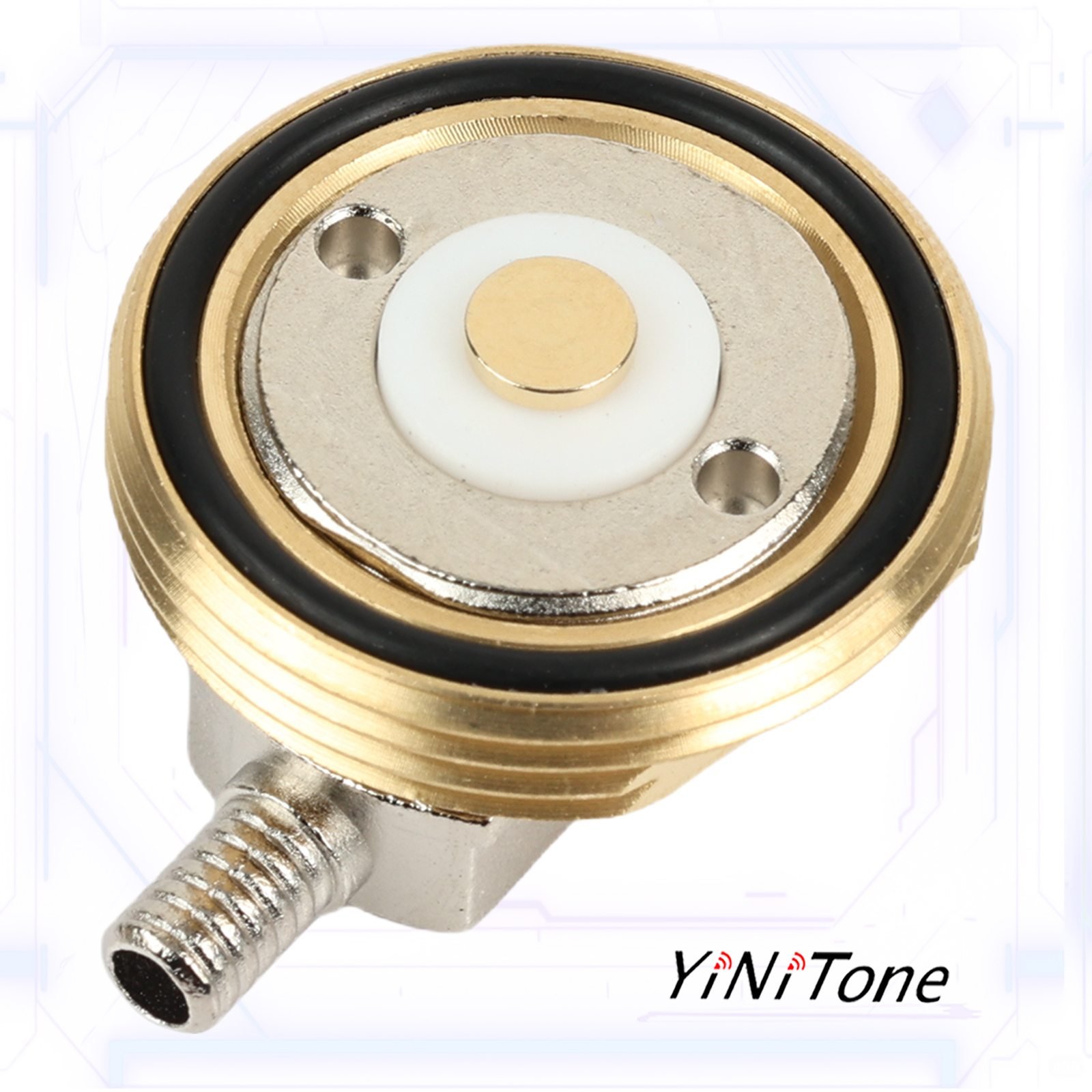 NMO Connector 3/4 Inch Hole Crimp Kit Alloyed Solder Repairment for Mount RG58 Coaxial Cable Vehicle Antenna