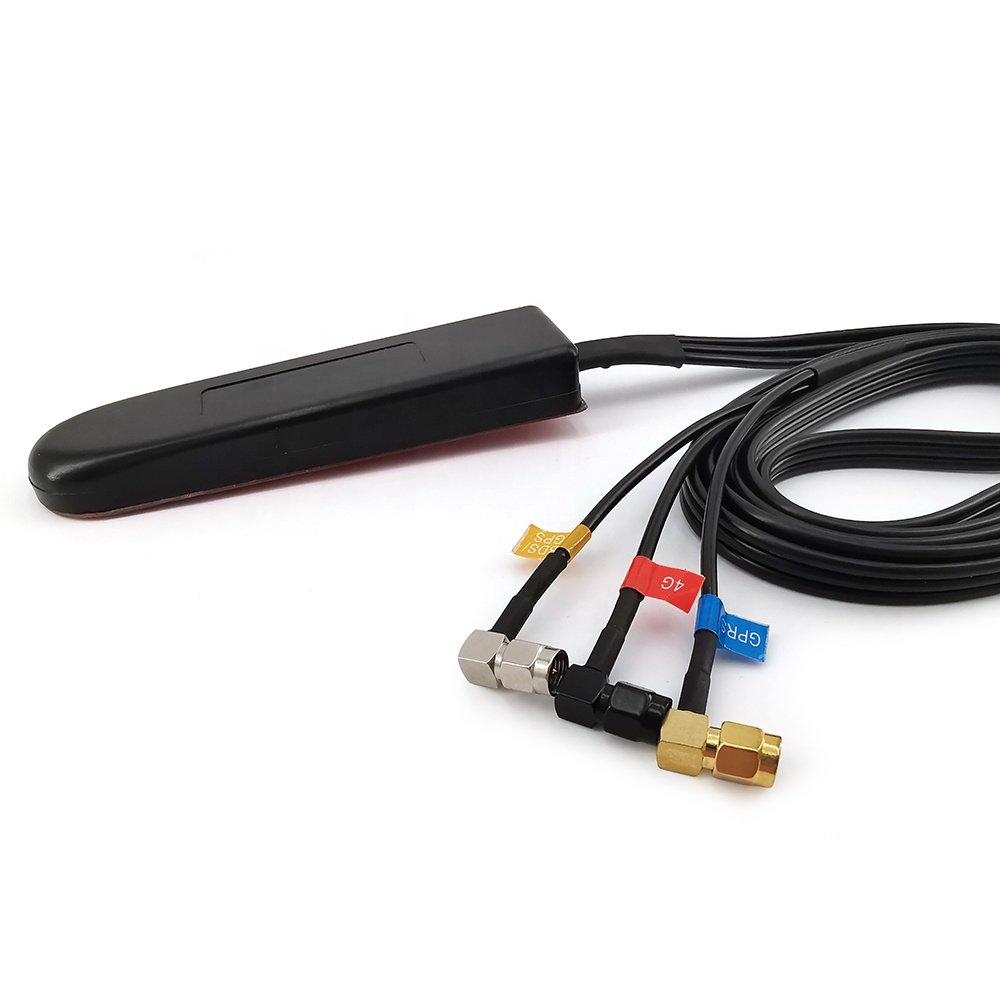 High Gain GPS 4G Antenna with 3 Ports 2G 3G 4G 1575MHz RHCP CAR Antenna for Navigation