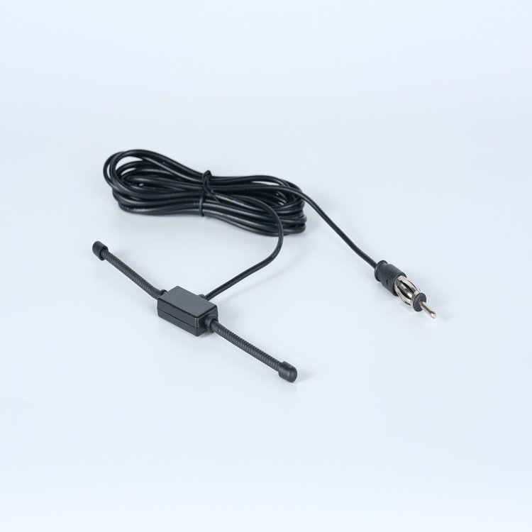 Car Stereo Am Fm Dipole Din Adapter Hidden Adhesive Mount Long Range Car Auto Radio Broadcast Hf Am Fm Antenna