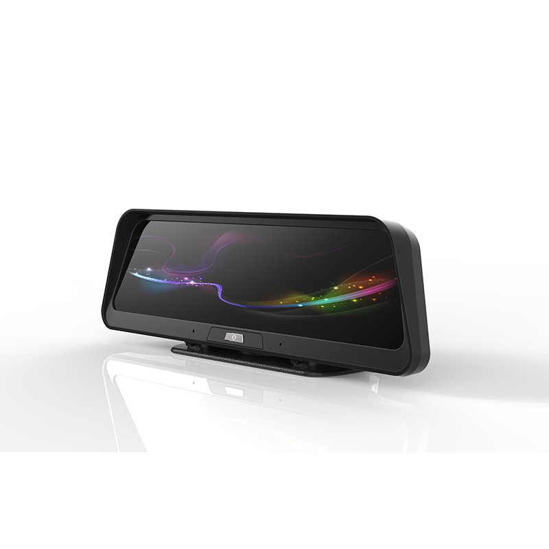 9.66 Inch Touch Scree Rearview Digital Video Recorder Car Dvr Mini Mirror Lens Rear View Camera Mirror Car Dash Camera