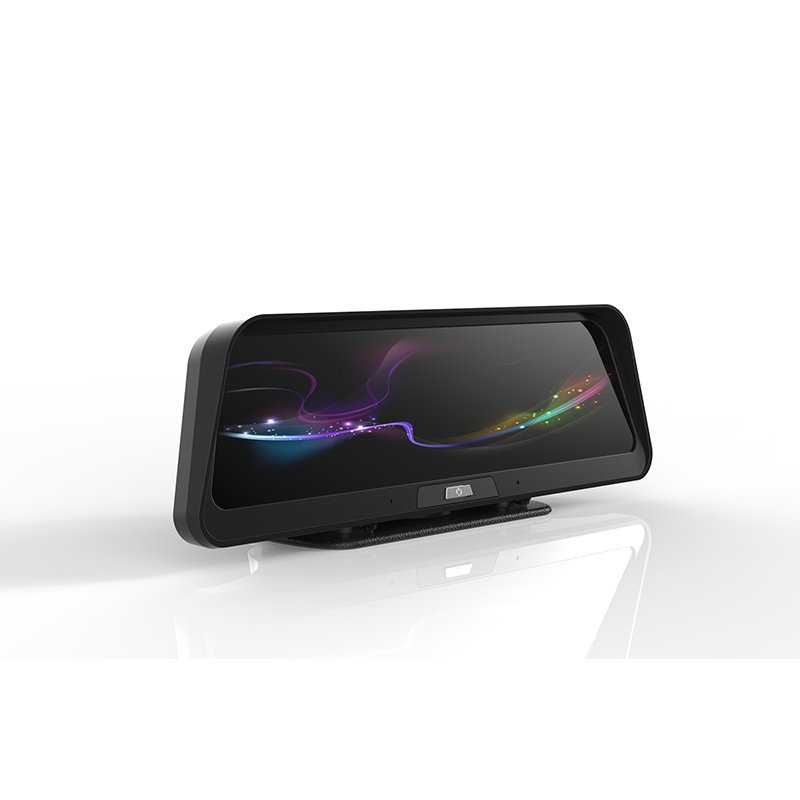 9.66 Inch Touch Scree Rearview Digital Video Recorder Car Dvr Mini Mirror Lens Rear View Camera Mirror Car Dash Camera