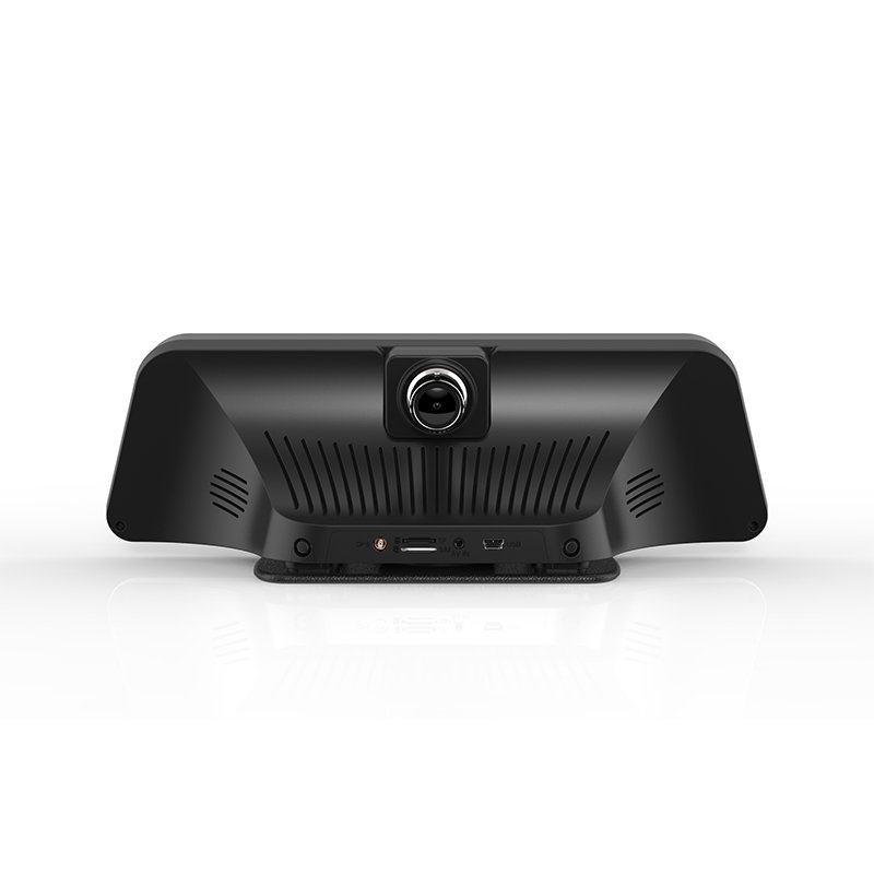9.66 Inch Touch Scree Rearview Digital Video Recorder Car Dvr Mini Mirror Lens Rear View Camera Mirror Car Dash Camera