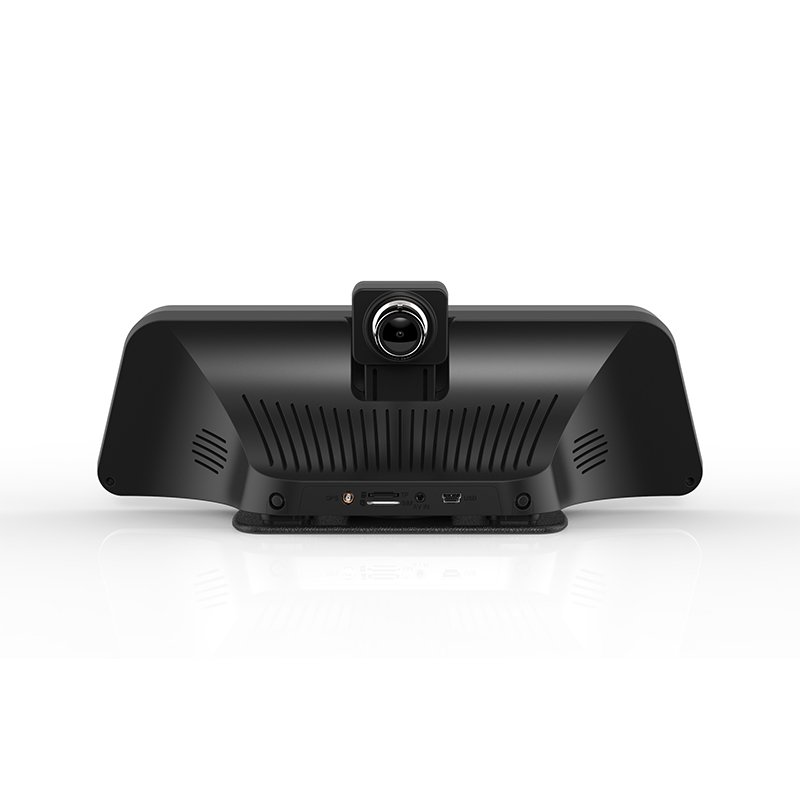 9.66 Inch Touch Scree Rearview Digital Video Recorder Car Dvr Mini Mirror Lens Rear View Camera Mirror Car Dash Camera