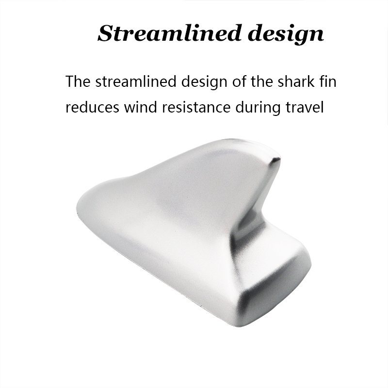 Auto Car Exterior Top Roof Aerial Shark Fin Style FM\/AM RV Radio Signal Car Antenna Personalized Decorative Antenna