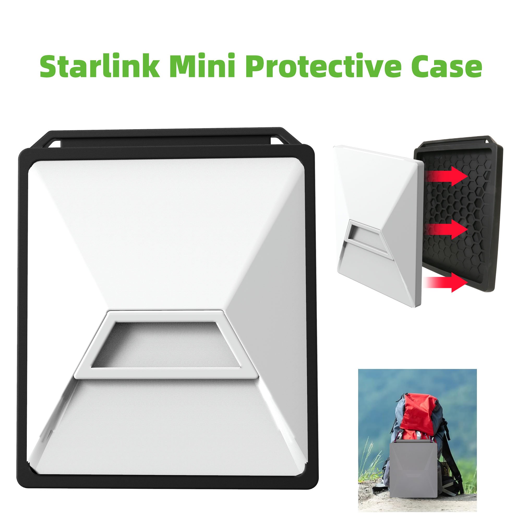 New Starlink Mini Satellite Internet Antenna Dish Kit Silicone Protective Cover