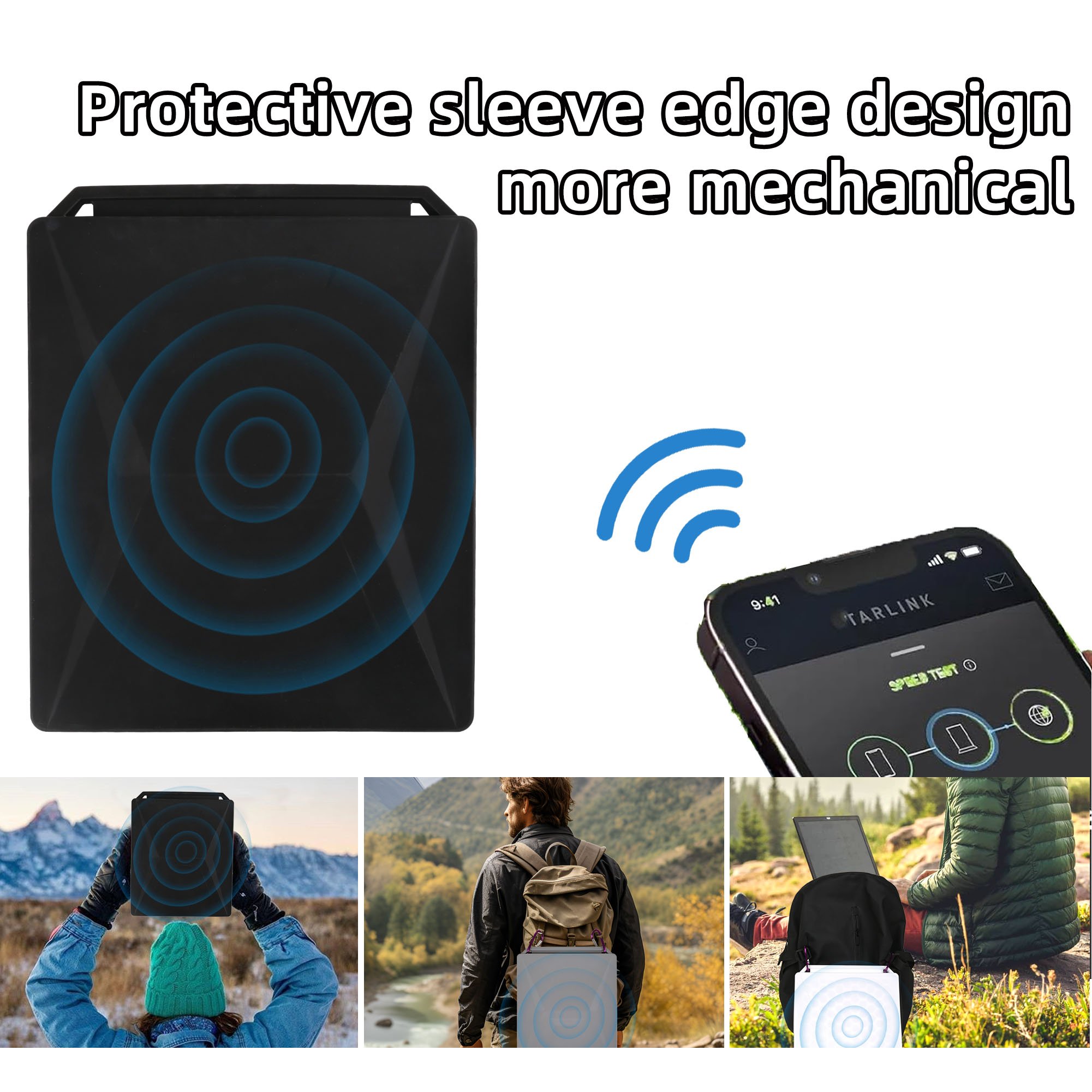 New Starlink Mini Satellite Internet Antenna Dish Kit Silicone Protective Cover