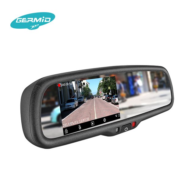 Electric Car Hidden Black Box Dash Cam Rear View Mirror 1080p with gps signal Detector Special for audi Q5 Mercedes W204