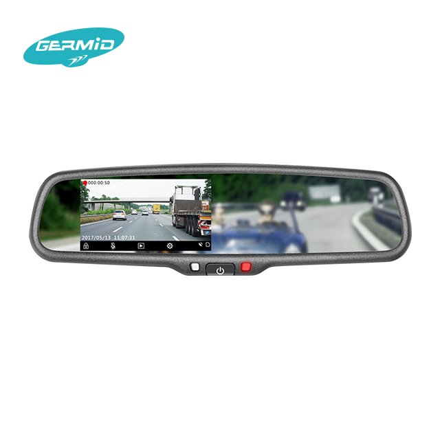 Electric Car Hidden Black Box Dash Cam Rear View Mirror 1080p with gps signal Detector Special for audi Q5 Mercedes W204
