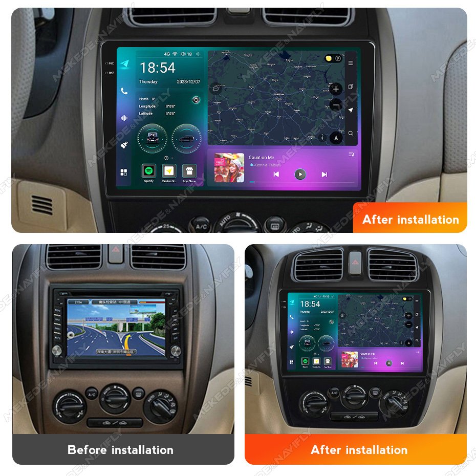 M6 PRO Android Car Screen 9inch Touch Auto Radio for MAZDA 323 HAIMA FREEMA GPS BT Car Multimedia Player