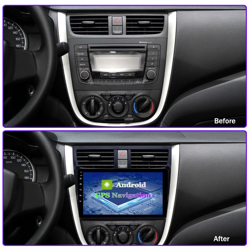 For 2015-2018 Suzuki Celerio Android 10 HD Touchscreen 9 Inch Head Unit Car GPS Radio(2092ab31)