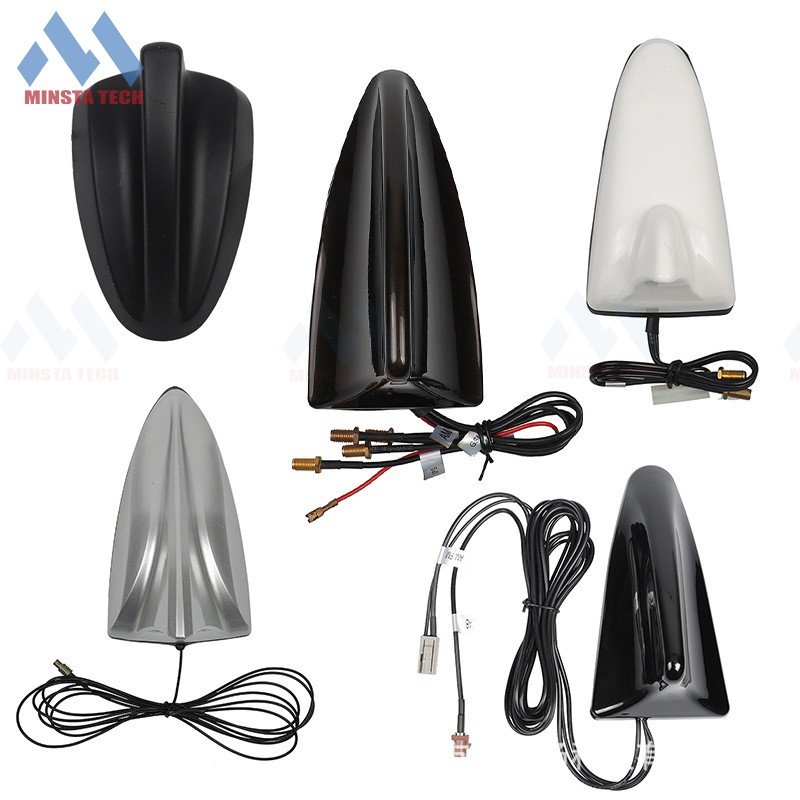 Factory sale Shark fin AM/FM DVB T car antenna, GPS TV AMFM GSM DVB radio antenna, four-in-one integrated antenna