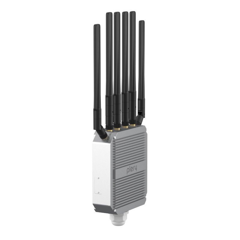Plery R752 AX3000 Outdoor 5G CPE Dual Band WiFi Router VPN with POE Charging SIM Card Slot Firewall 5G Modem Router