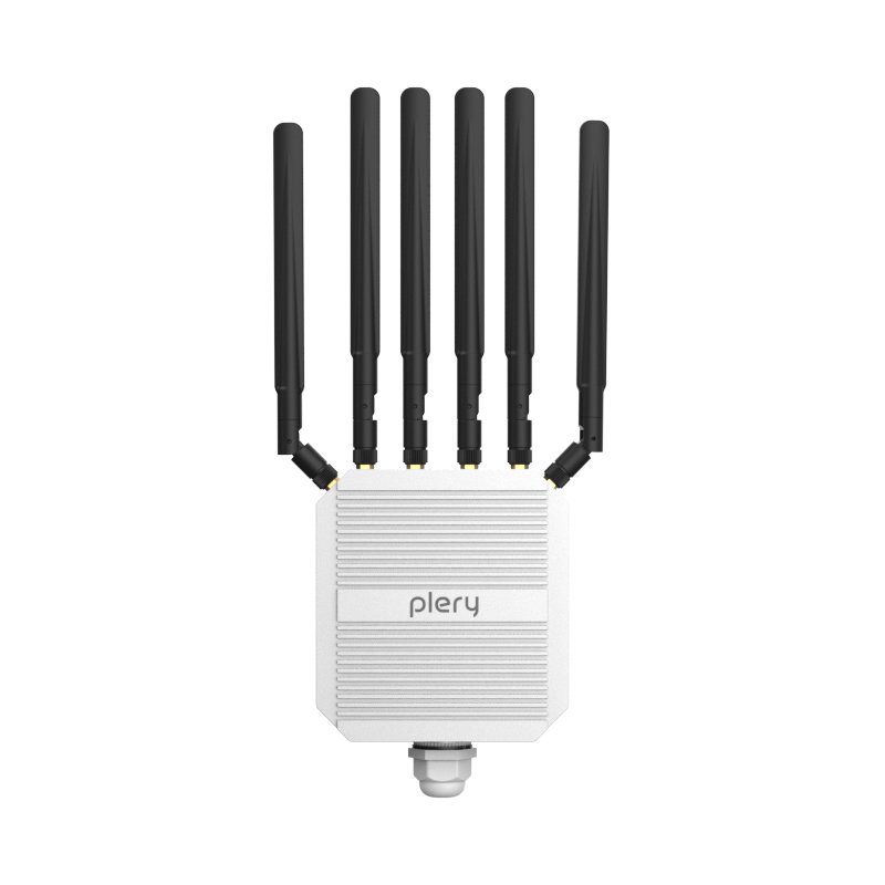 Plery R752 AX3000 Outdoor 5G CPE Dual Band WiFi Router VPN with POE Charging SIM Card Slot Firewall 5G Modem Router