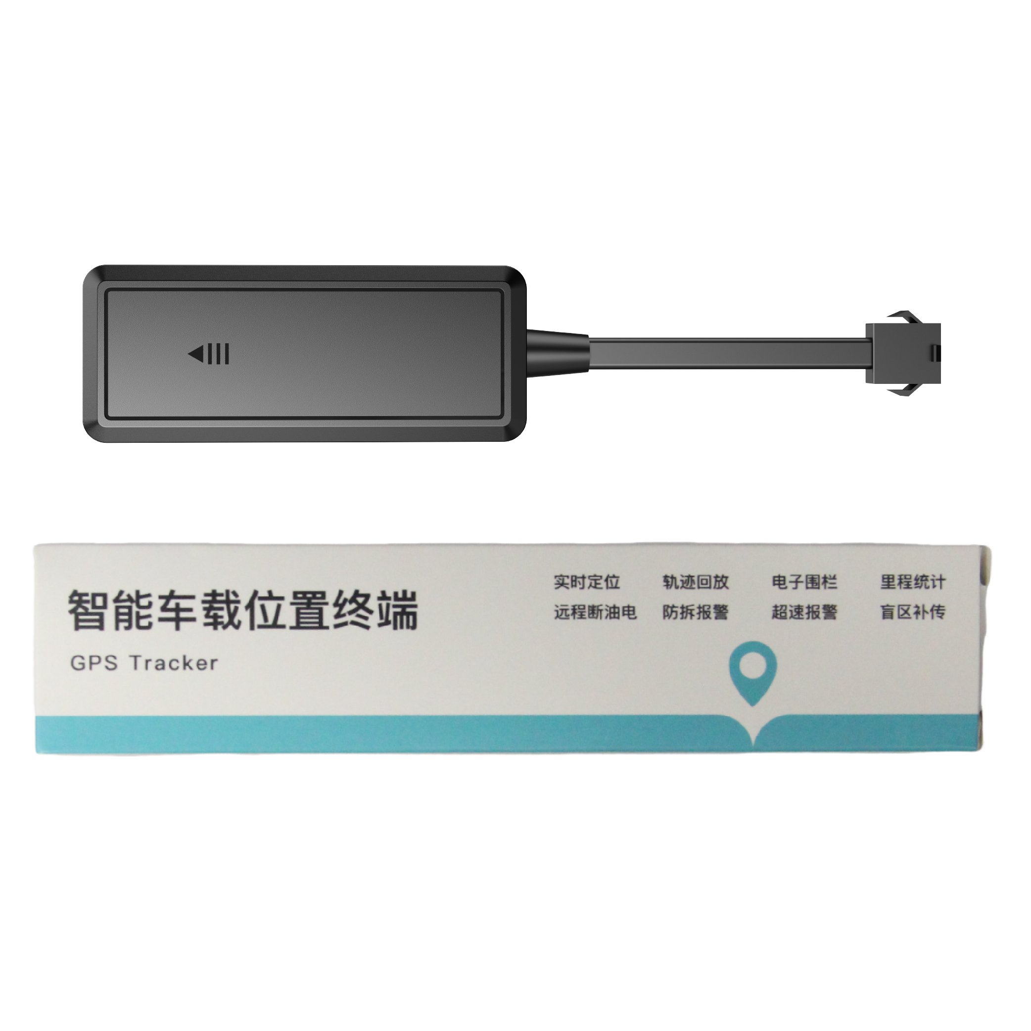 Portable 4G LTE GPS Locator Mini Auto/Motorcycle Tracker with SOS Waterproof Acc Detection LBS/WiFi Positioning IP67 Rated