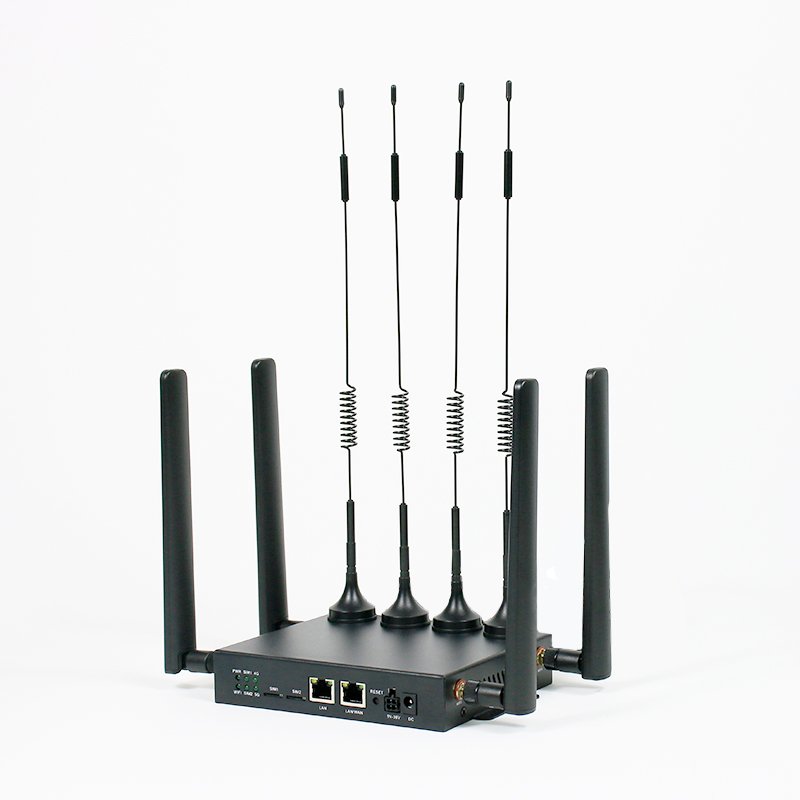 3000Mbps Car Mounted Wifi6 Router 2.5G WAN/LAN Port Dual Band 5g Router with Dual Sim Slot