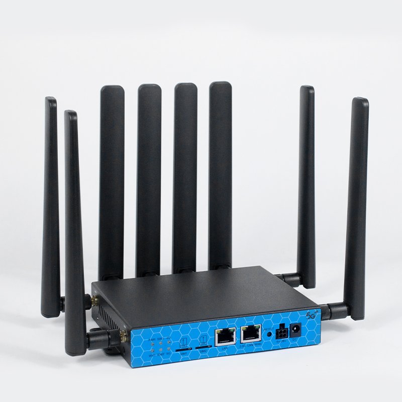 3000Mbps Car Mounted Wifi6 Router 2.5G WAN/LAN Port Dual Band 5g Router with Dual Sim Slot