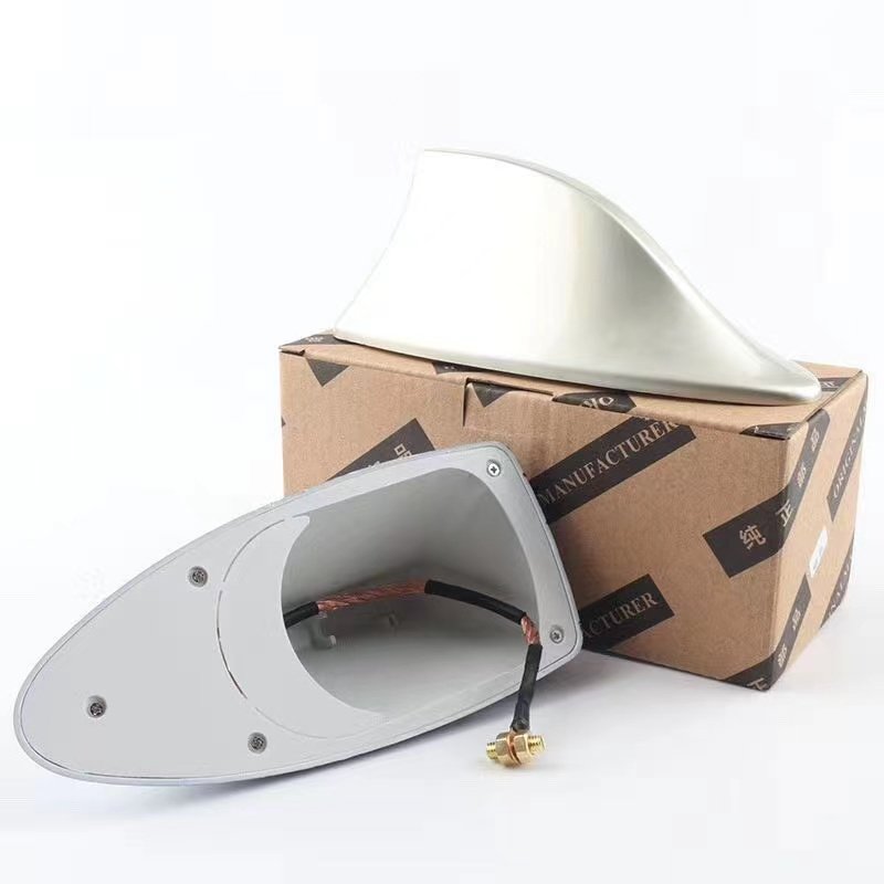 Black Universal Auto Car Roof Radio AM/FM Signal Shark Fin Style Aerial Antenna