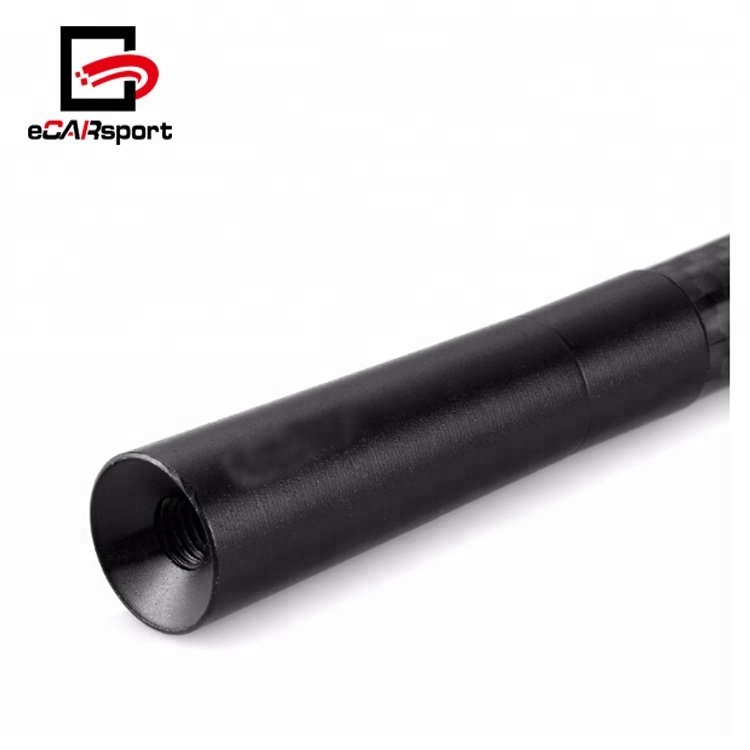 ECARsport 12cm Aluminum Carbon Fiber Insert Car Antenna for Car Styling