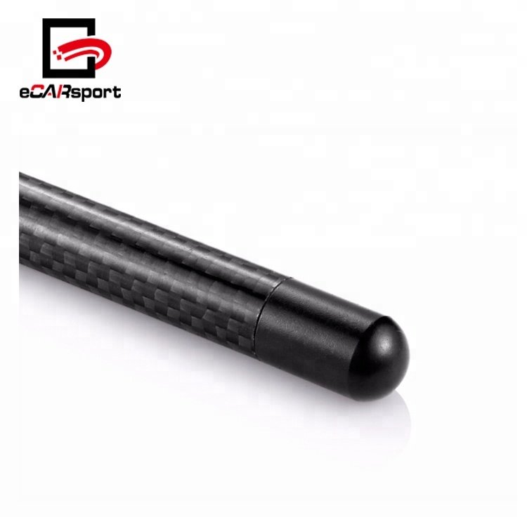 ECARsport 12cm Aluminum Carbon Fiber Insert Car Antenna for Car Styling