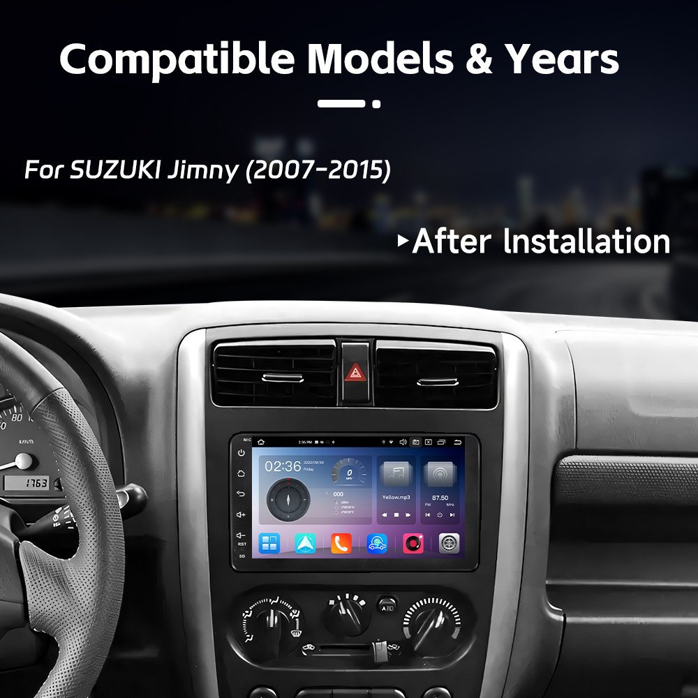 Suzuki Jimny 4G+64G 2007-2015 Car Multimedia Player 7 Inch Autoradio Navigation with 1 Year Warranty