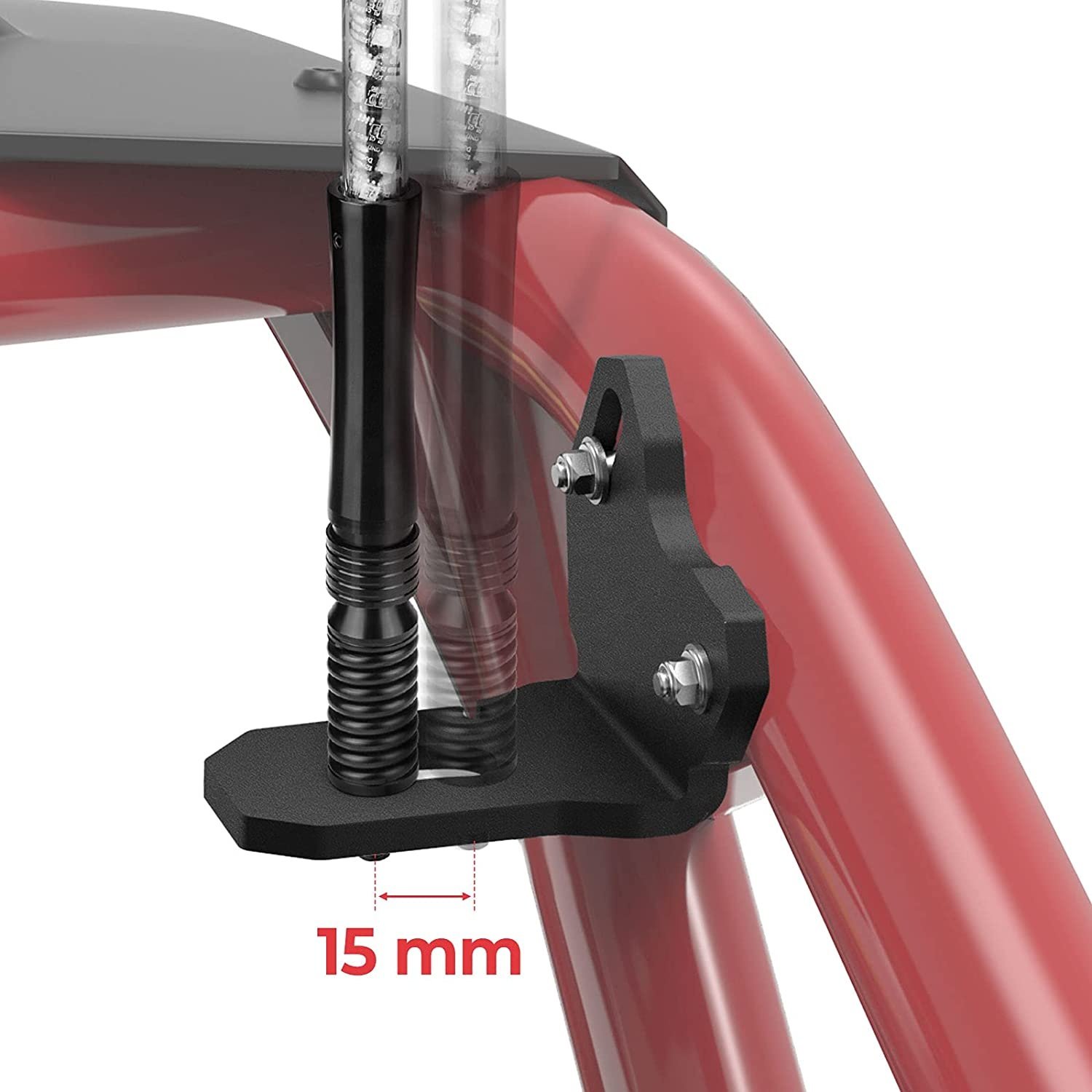 Adjustable UTV ATV Rear Pillar Flag Antenna Whip Mounting Brackets for Can Am Maverick X3 & X3 Max DS RS RR Whip Holder
